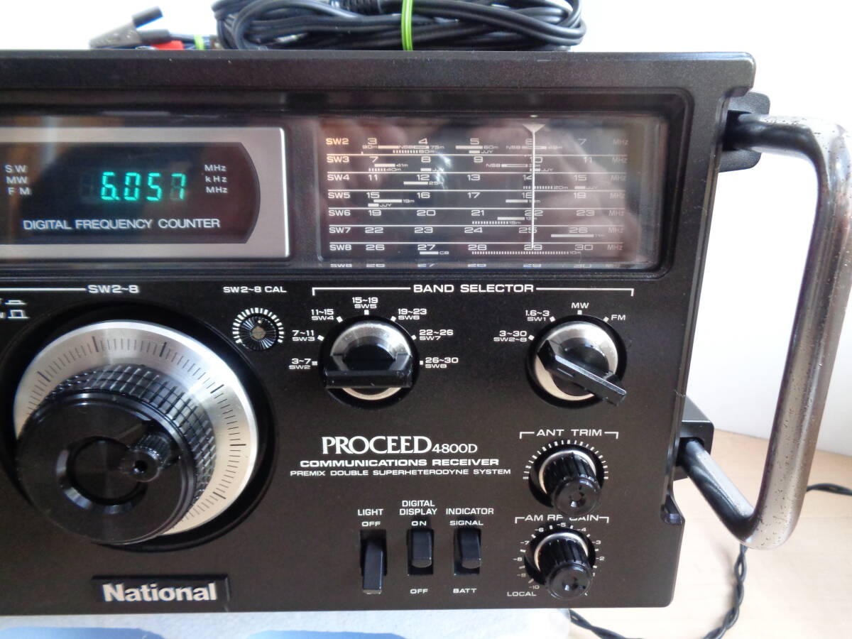 ナショナル　RJX-4800D　PROCEED プロシード4800D 10バンド ラジオ 　美品整備作動品_画像5