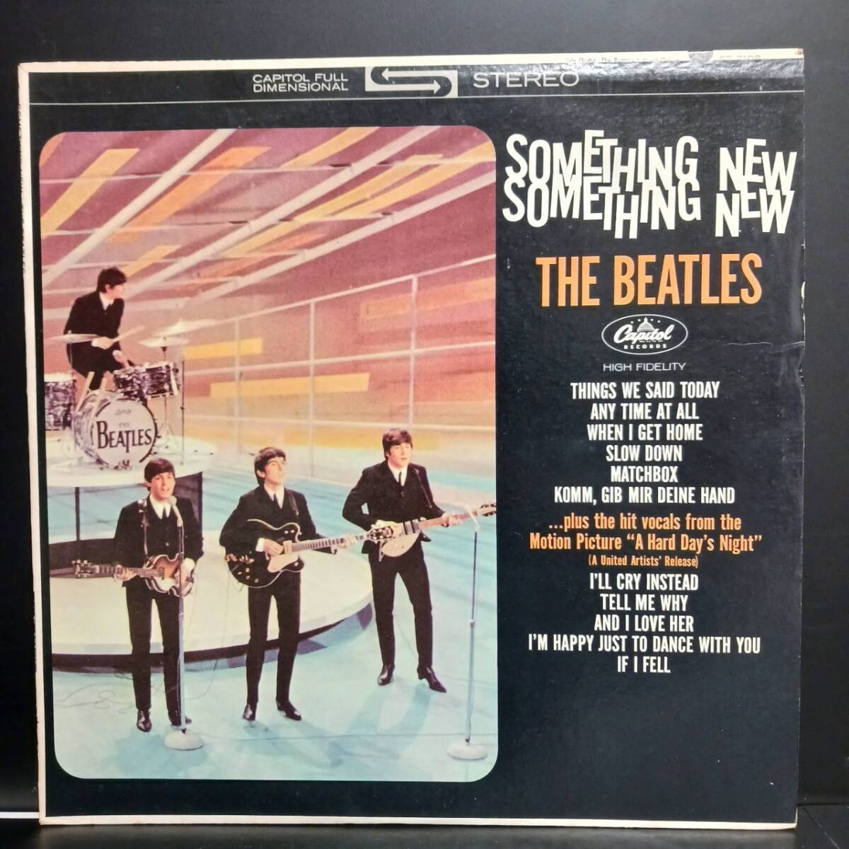 LPレコード 輸入盤 US ビートルズ THE BEATLES SOMETHING NEWキャピタル 管理番号YH-148_画像1