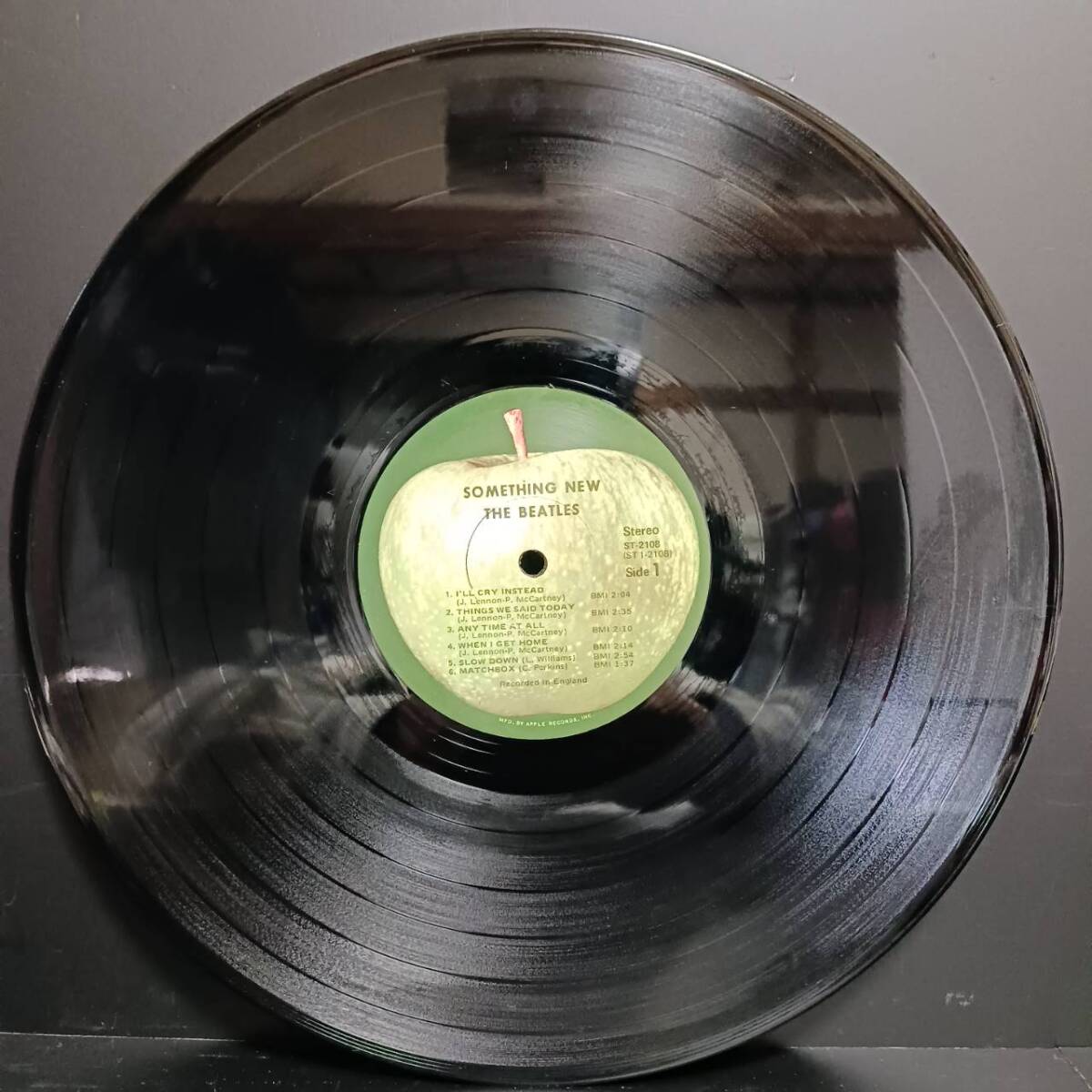 LPレコード 輸入盤 US ビートルズ THE BEATLES SOMETHING NEWキャピタル 管理番号YH-148_画像4