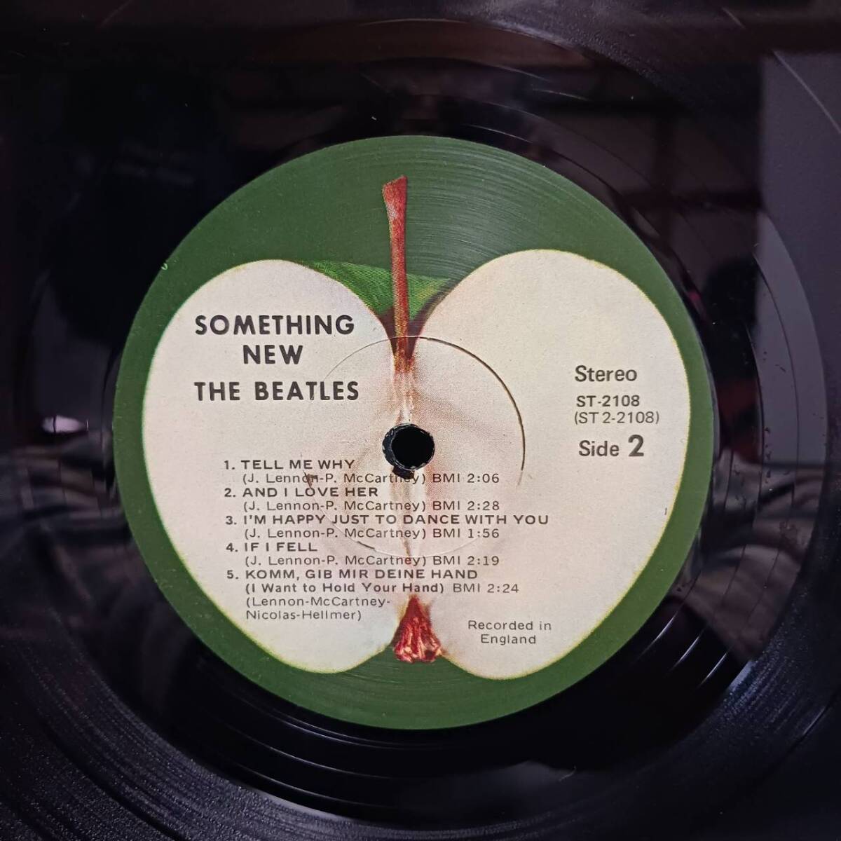 LPレコード 輸入盤 US ビートルズ THE BEATLES SOMETHING NEWキャピタル 管理番号YH-148_画像7