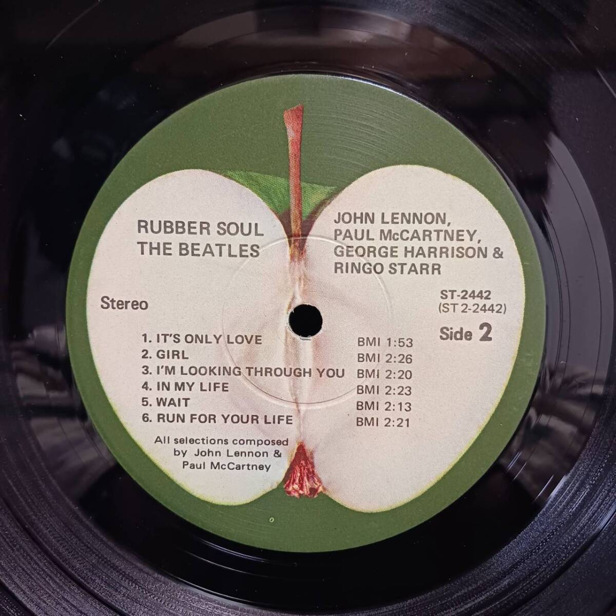 LPレコード 輸入盤 US ビートルズ RUBBER SOUL キャピタル 管理番号YH-151_画像7