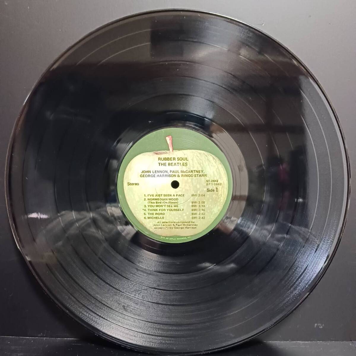 LPレコード 輸入盤 US ビートルズ RUBBER SOUL キャピタル 管理番号YH-151_画像4