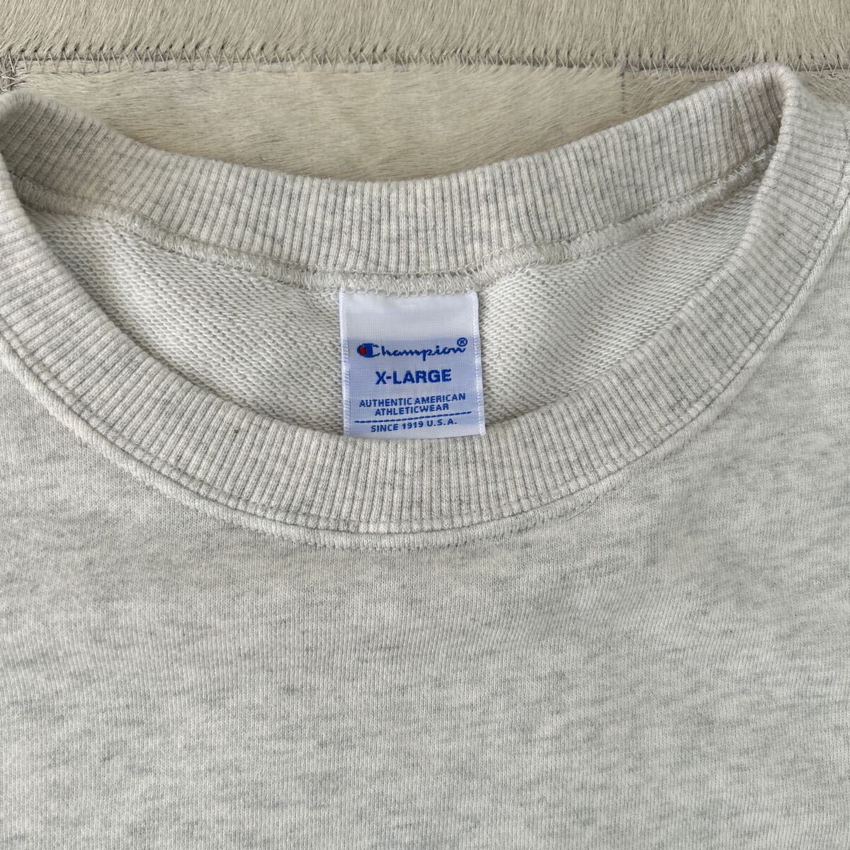 1円 Champion チャンピオン カリフォルニア スウェット サイズ XL 霜降り グレー_画像4