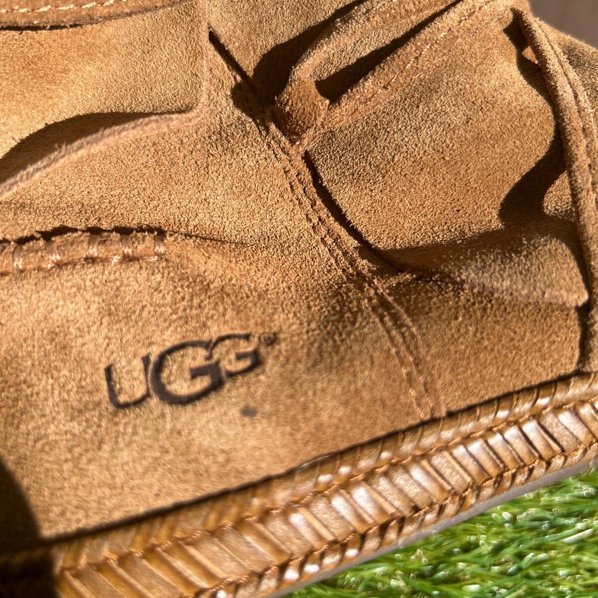 1円 美品 UGG アグ スエードブーツ ブラウン 茶 23.5 cm_画像7