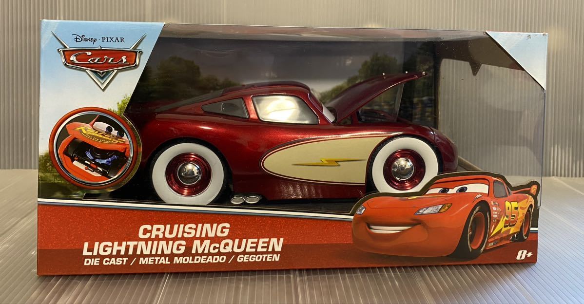  unused JADATOYS JadaToys toys company manufactured Disney LIGHTNING McQUEEN die-cast metal The Cars 1/24 scale minicar 