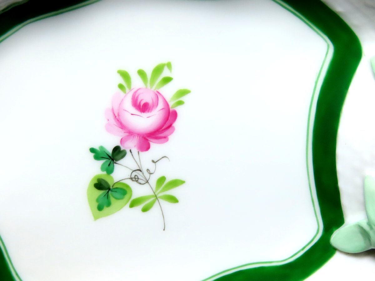 ■ヘレンド　　リーフトレイ　　ウィーンのバラ　　　〈同梱対象商品〉_画像4