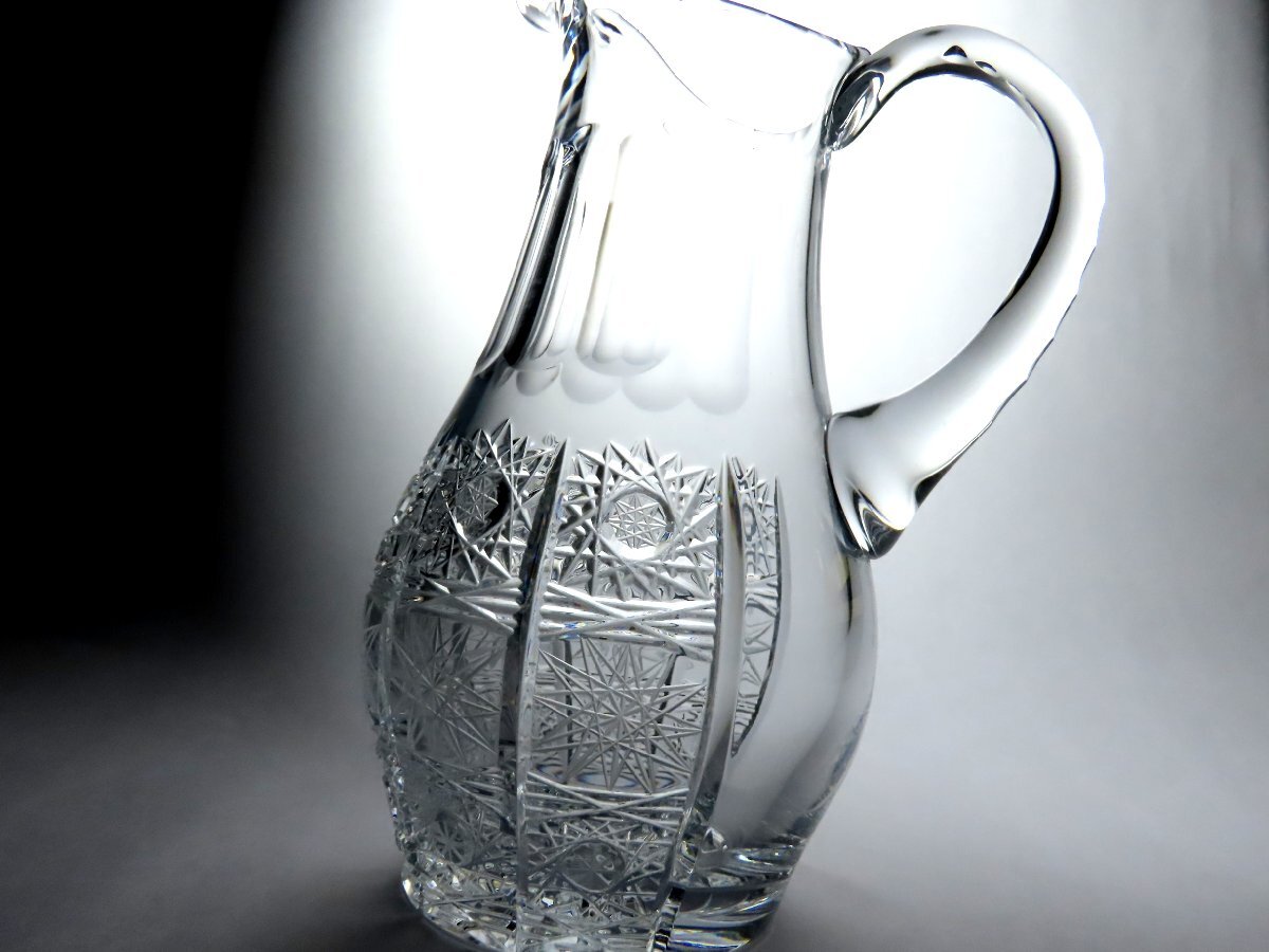 ■ボヘミアングラス  ピッチャー  ５００ＰＫ・クリスタルグラス  カラフェ   〈同梱対象商品〉の画像5