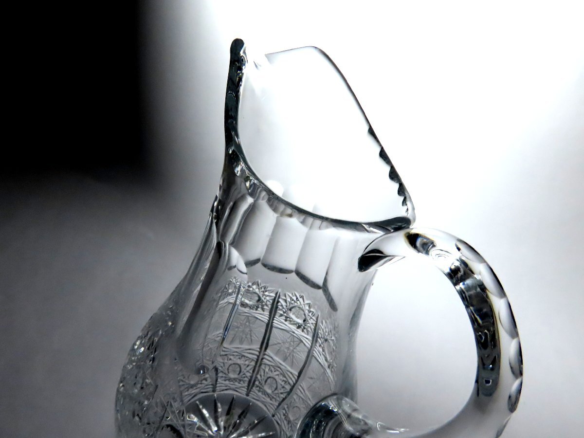 ■ボヘミアングラス  ピッチャー  ５００ＰＫ・クリスタルグラス  カラフェ   〈同梱対象商品〉の画像3