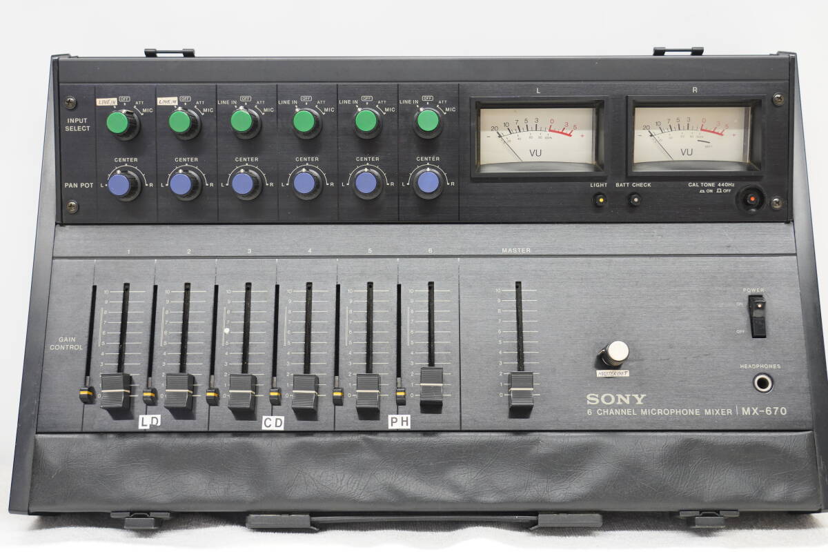 Yahoo!オークション - 中古品 SONY/ソニー MIC MIXER MX-670 6ch Yahoo!オークション - 中古品 SONY/ソニー MIC MIXER MX-670 6ch