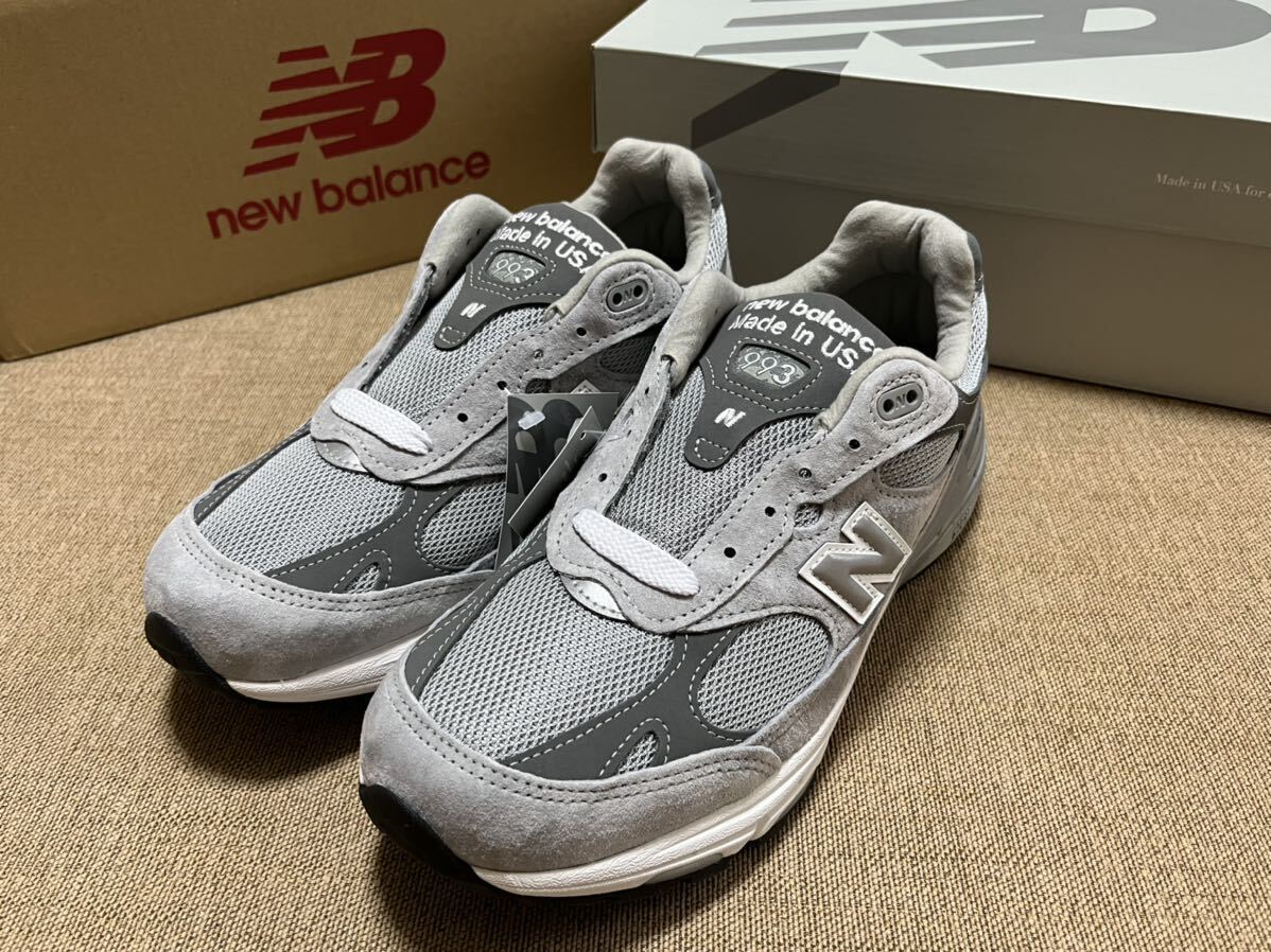 New Balance MR993GL 26.0cm（8.0 USA／2E）ニューバランス 993 グレー GRAY NB 2023年製（29週目）_画像4