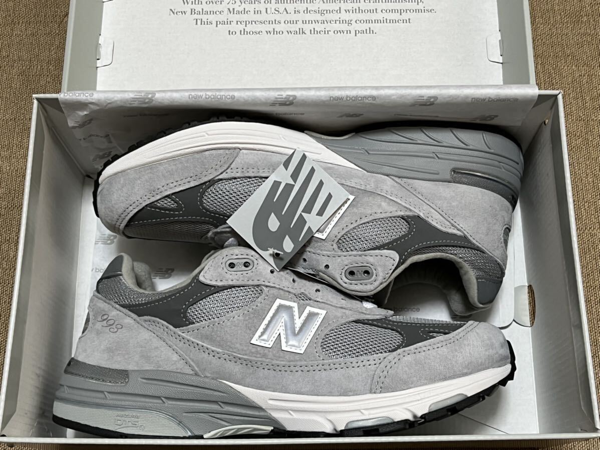 New Balance MR993GL 26.0cm（8.0 USA／2E）ニューバランス 993 グレー GRAY NB 2023年製（29週目）_画像2