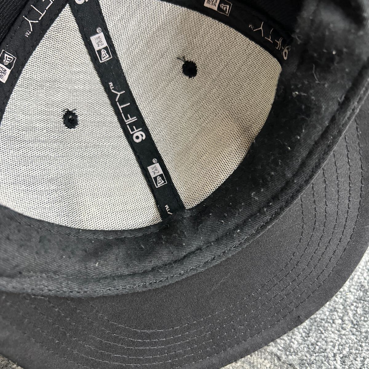 【65142】Supreme ボックスロゴ キャップ ニューエラ9fifty 7 5/8 New Era シュプリーム 黒赤_画像8