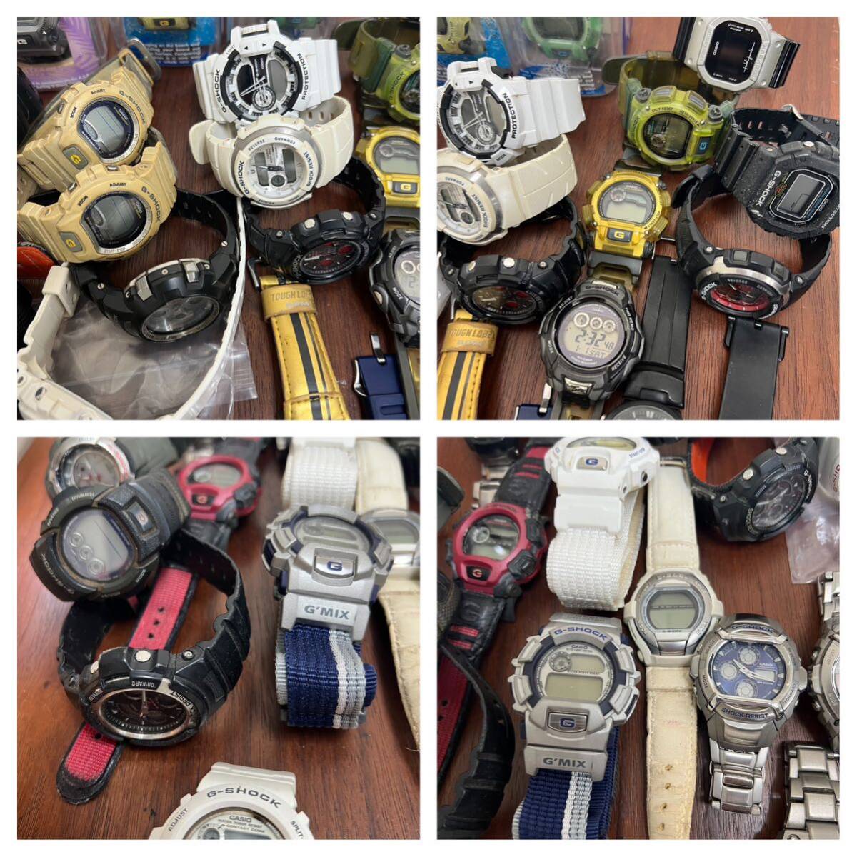 ★1円スタート・45点まとめ売り★CASIO カシオ G-SHOCK Gショック メンズ 腕時計 デジタル クォーツ 不動 ジャンク 中古品の画像3