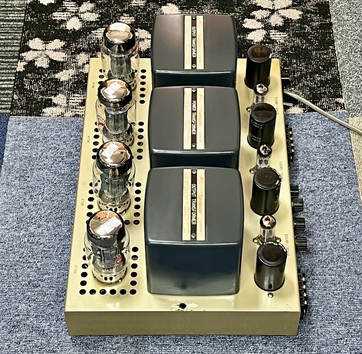 UESUGI U-BROS-3 KT88 vacuum tube power amplifier operation verification ending uesugi audio equipment 