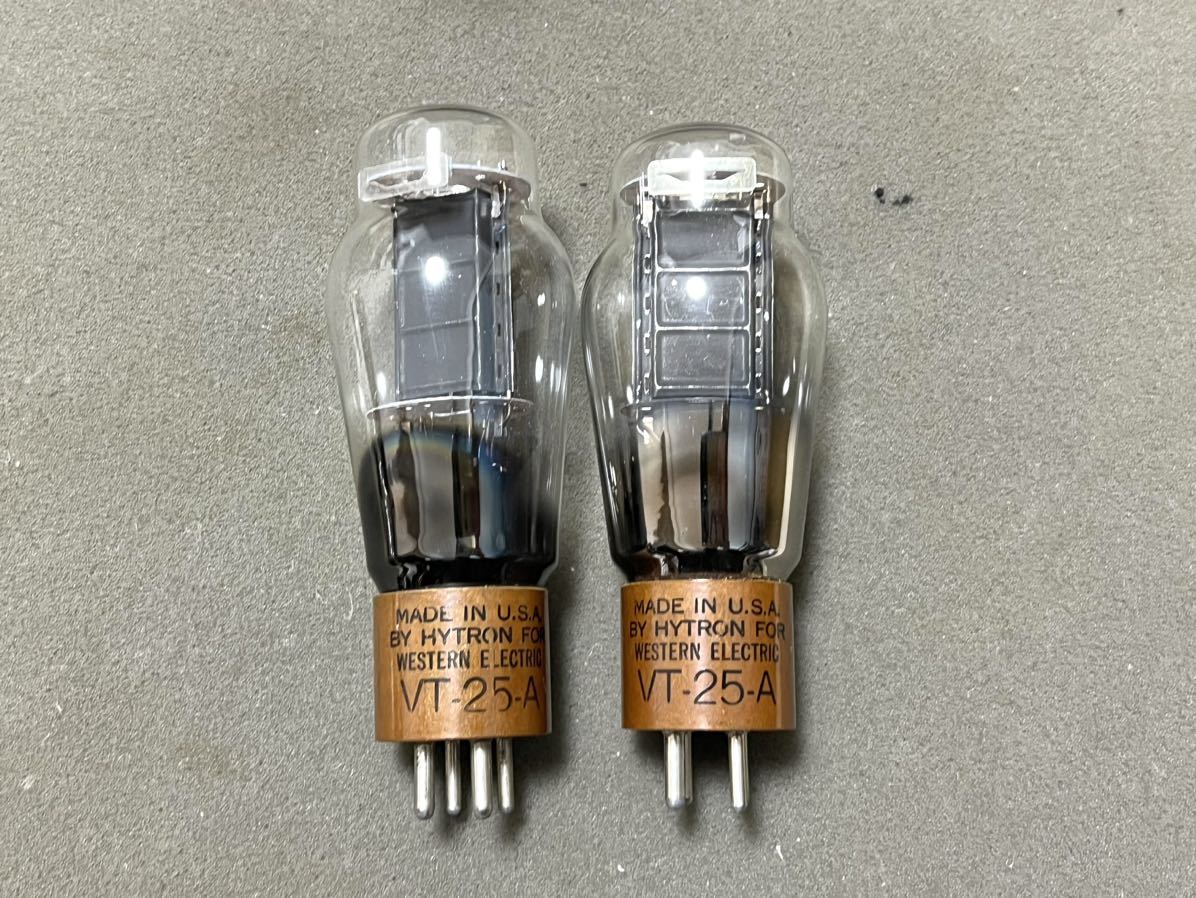 Western Electric VT-25A 真空管 ペア_画像1