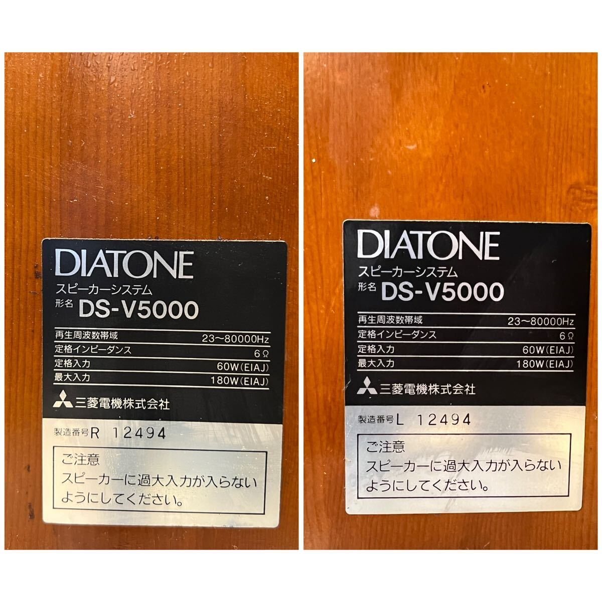 DIATONE ダイヤトーン DS-V5000 ペア の画像8