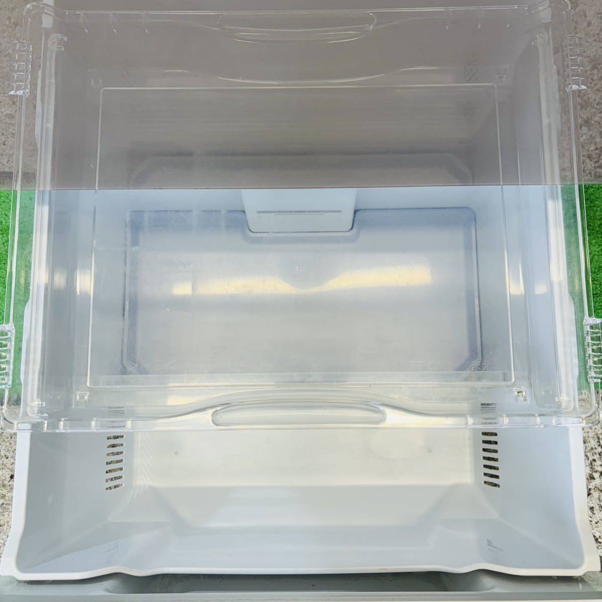 三菱 455L 冷蔵庫 高性能モデル おしゃれガラストップ【地域限定配送無料】_画像9