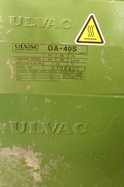 0323③［H］　ULVAC　アルバック　DA-４０S　ダイアフラム型ドライ真空ポンプ　【ジャンク品としてお考え下さい】_画像8