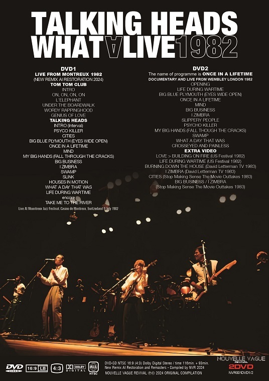  TALKING HEADS / WHATALIVE1982 : LIVE FROM MONTREUX 1982 (2DVD) STOP MAKING SENSE_画像3