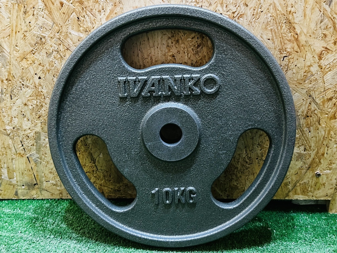 IVANKO バーベルプレート 5Kg×2/10kg×2/計30Kg 穴径28mm 筋トレ 「17128」_画像9