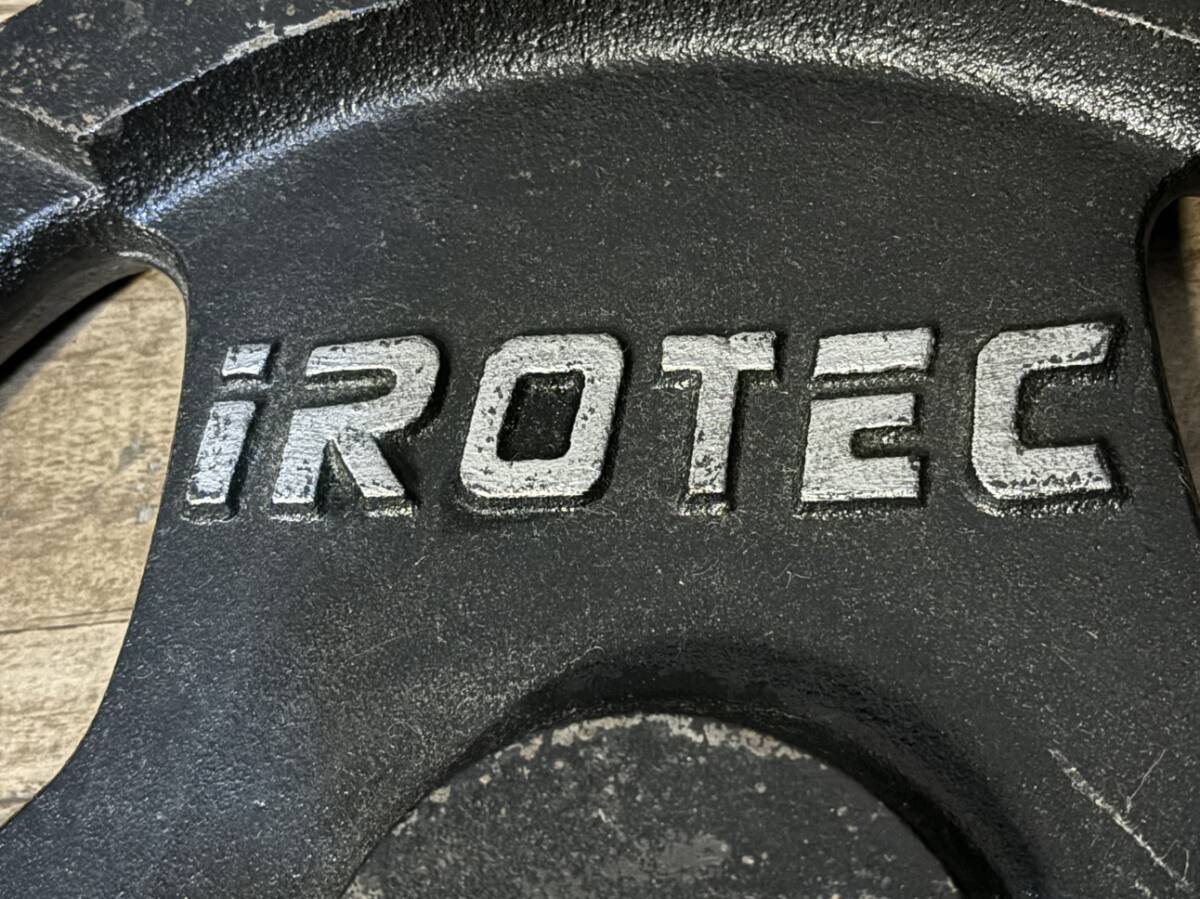 iROTEC アイロテック バーベルプレートセット 15Kg×2/20Kg×2/計70Kg 穴径28mm 「17068」_画像5