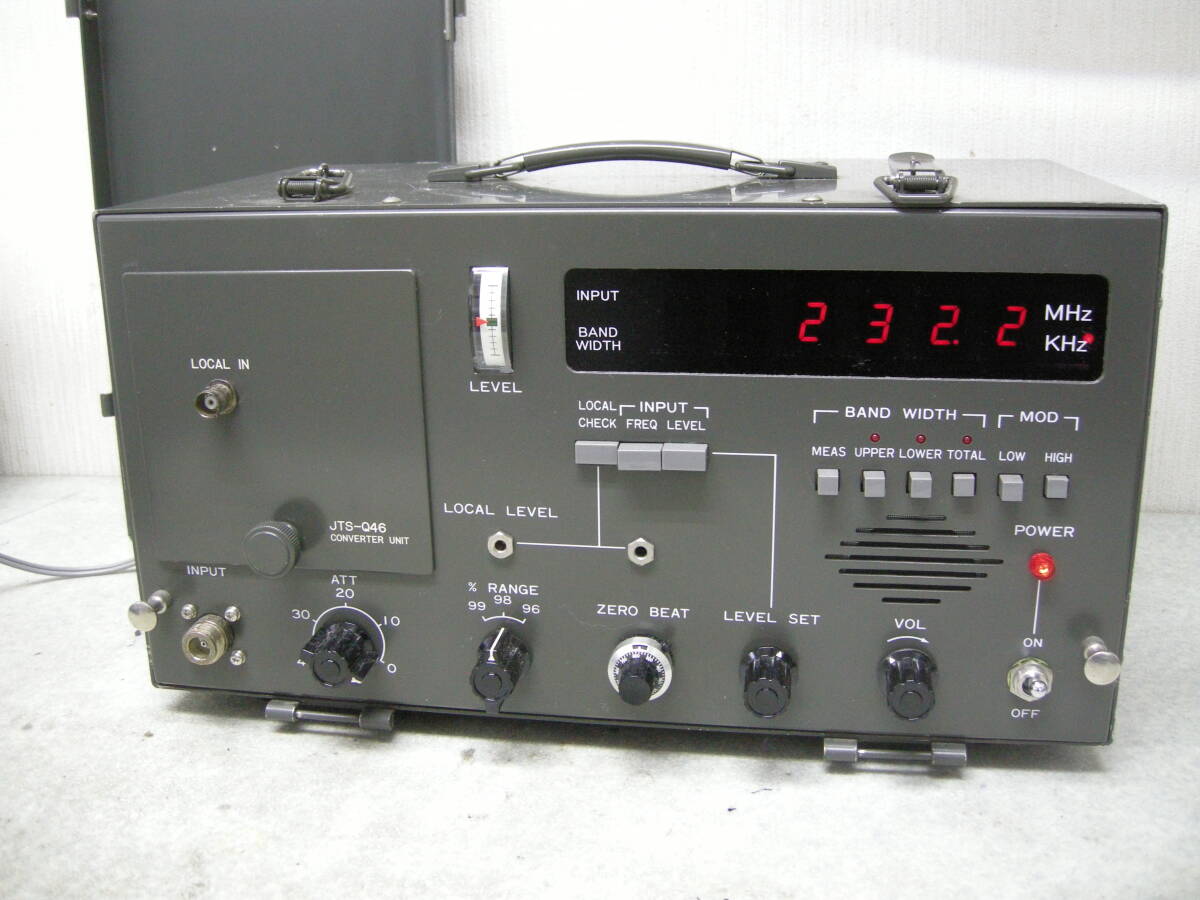 電波測定器　★　側帯波計　JTS-Q46　_画像1