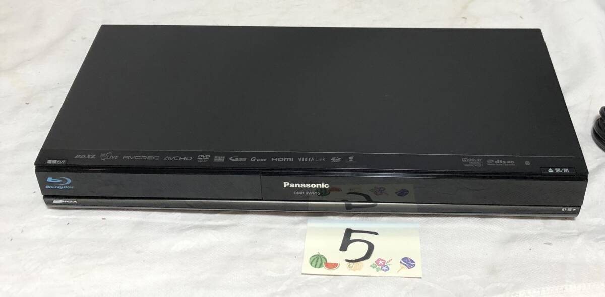 Panasonic　HDD内蔵　ブルーレイレコーダー　DMR-BW695_画像3