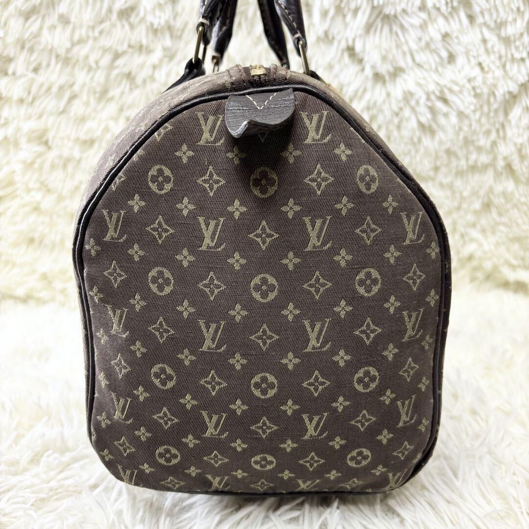 LOUIS VUITTON ルイヴィトン イディール ミニラン スピーディ 30 ミニボストン ハンドバッグ ブラウン キャンバス レディース メンズ _画像3