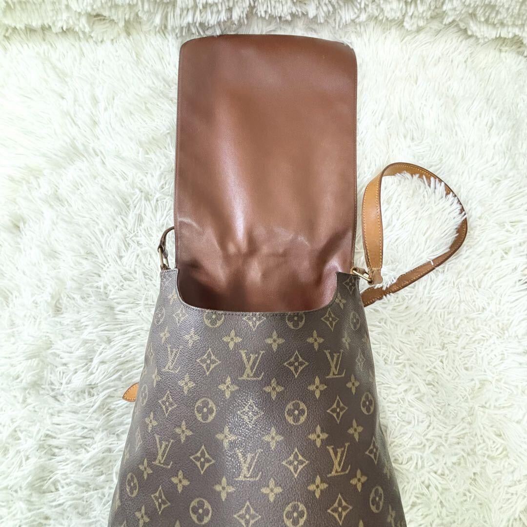 LOUIS VUITTON ルイヴィトン モノグラム ミュゼットサルサ ショルダーバッグ ブラウン レディース メンズ 通勤 通学 斜め掛け 総柄　_画像8