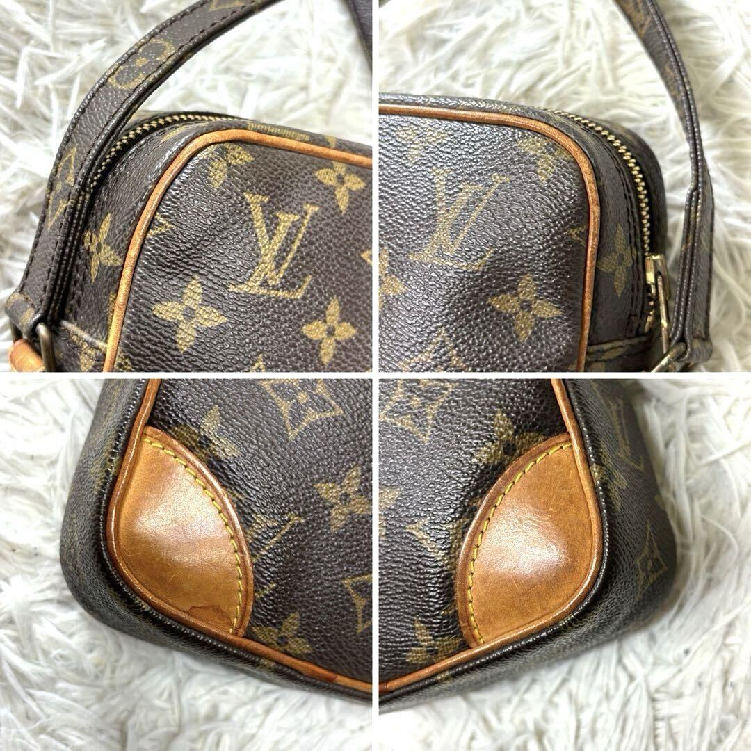 LOUIS VUITTON ルイヴィトン ダヌーブ　ショルダーバッグ　モノグラム　クロスボディ　斜め掛け メンズ レディース ブラウン 通勤 通学_画像8