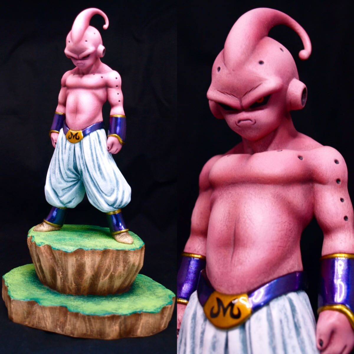 ドラゴンボール 魔人ブウ フィギュア リペイント 台座制作 ドラゴンボールZ SOLID EDGE WORKS-THE出陣-16 魔人ブウ DRAGON BALL_画像1