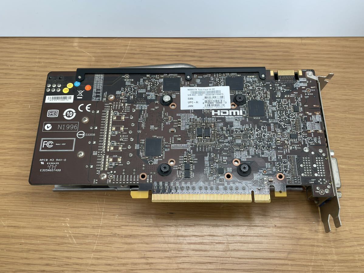 MSI GTX660 Twin Frozr III OC N660GTX GDDR5 2GB グラフィックボード ビデオカード GPU グラボ HDMI DVI DisplayPort ゲーミングPC_画像2