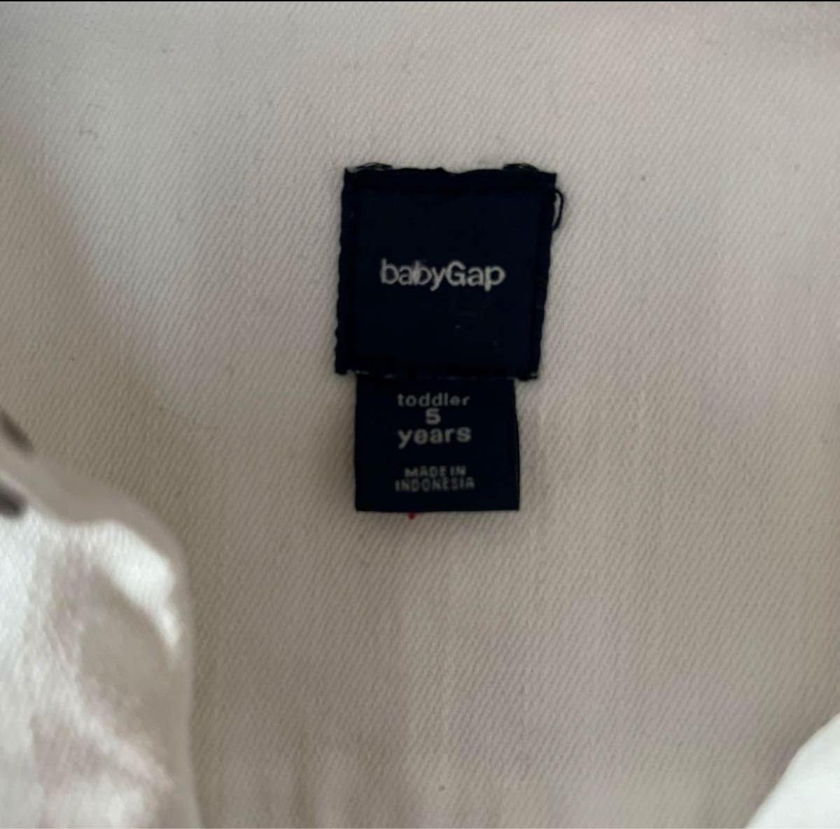 babygap ベビーギャップ 110cm ホワイトデニムジャケット Gジャン