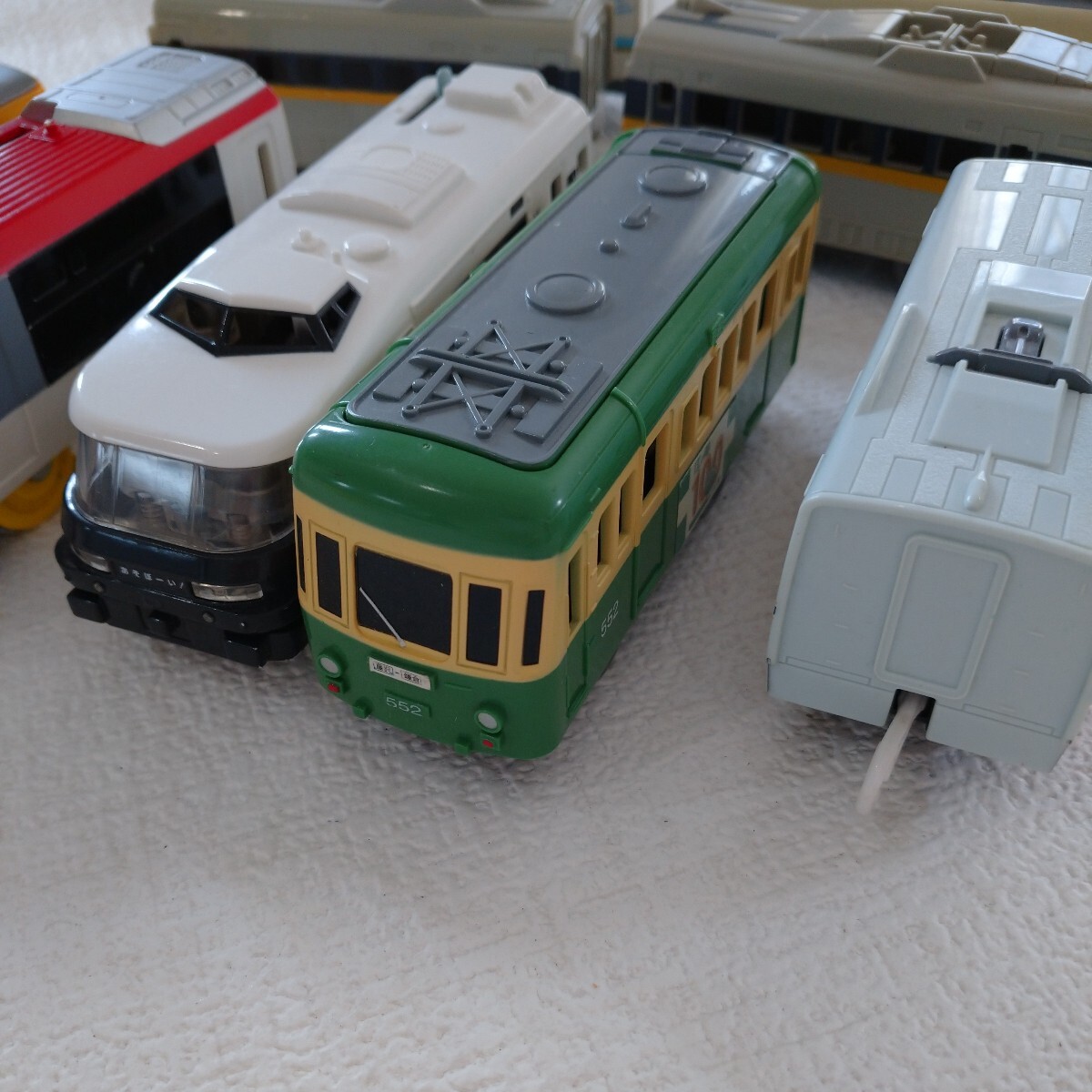 A21 トミカ プラレール 連結仕様 まとめて 新幹線 TOMY 先頭車 おもちゃ 乗り物 コレクショ 動作未確認 あそぼーい 江ノ電 の画像3