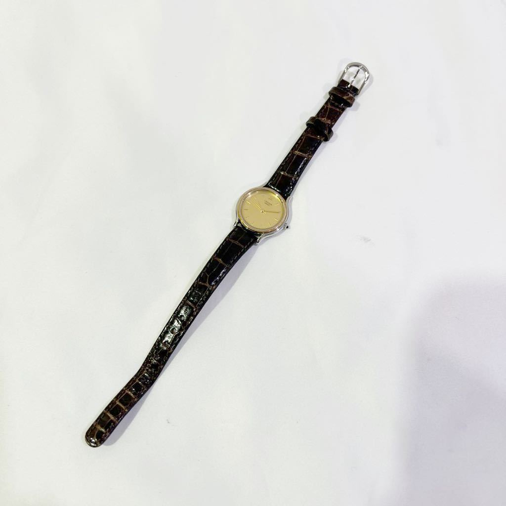 【美品】 SEIKO セイコー クレドール 18KT×SS 4J81-0A60 ゴールド文字盤 レディース 腕時計 60サイズ（195）_画像1