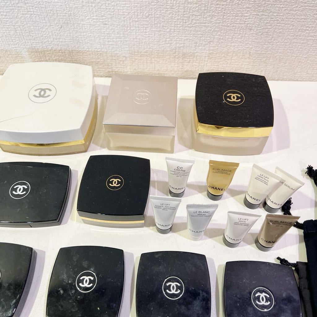 【まとめ売り】 CHANEL シャネル 化粧品 大量 まとめて ボディクリーム パウダー 未使用品多数（110）_画像5