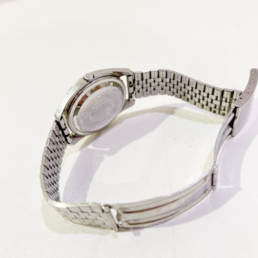 稼働品 SEIKO セイコー デイト 7005-8000 自動巻き メンズ 腕時計 60サイズ（294）_画像6