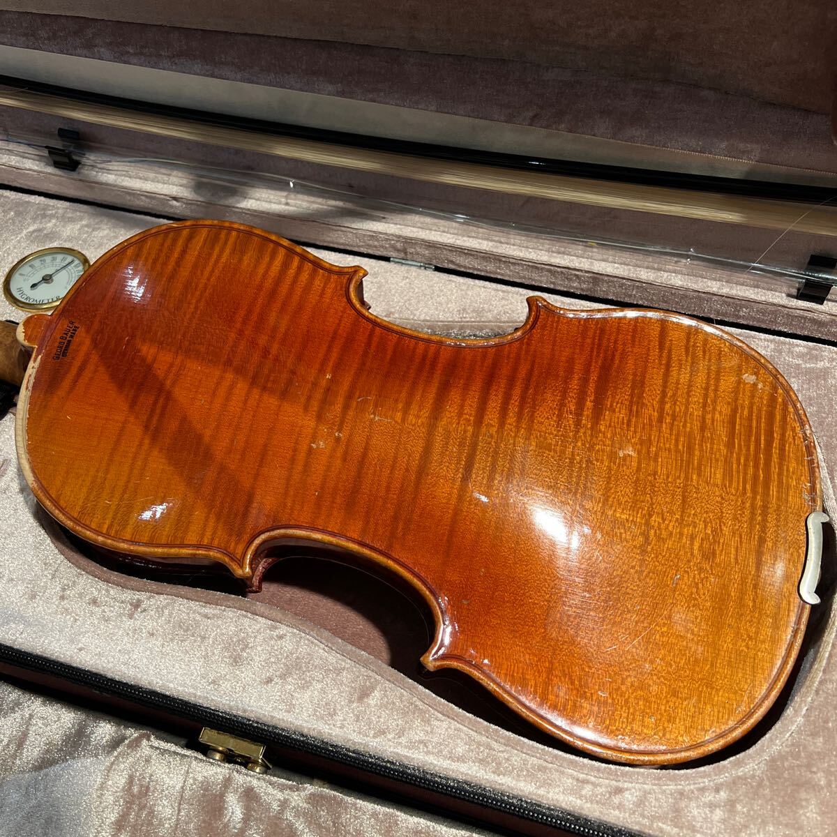 【希少】 購入時50万円 HOLCO GEORG BAUER バイオリン ビンテージ ケース 付属品付き コレクター放出品！160サイズ（291）の画像7