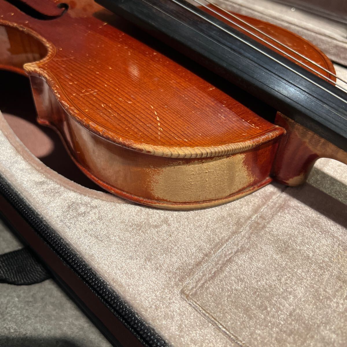 【希少】 購入時50万円 HOLCO GEORG BAUER バイオリン ビンテージ ケース 付属品付き コレクター放出品！160サイズ（291）の画像10