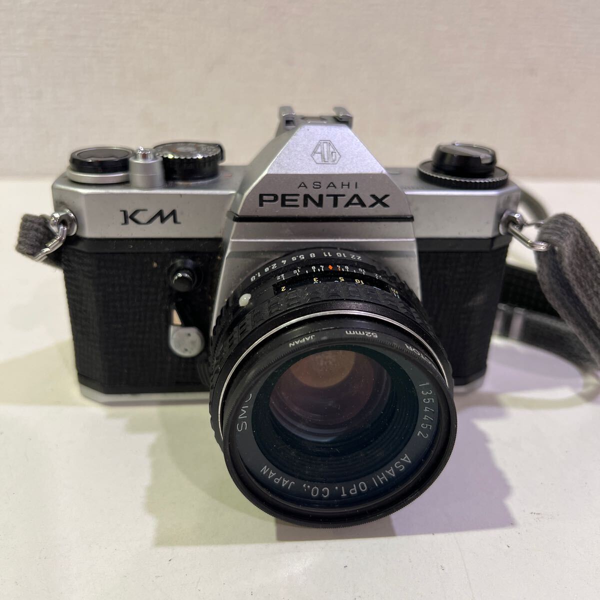 【希少】 ASAHI ペンタックス KM SMC PENTAX 1:1.8/55 フィルムカメラ ボディ レンズ 60サイズ（326）_画像2