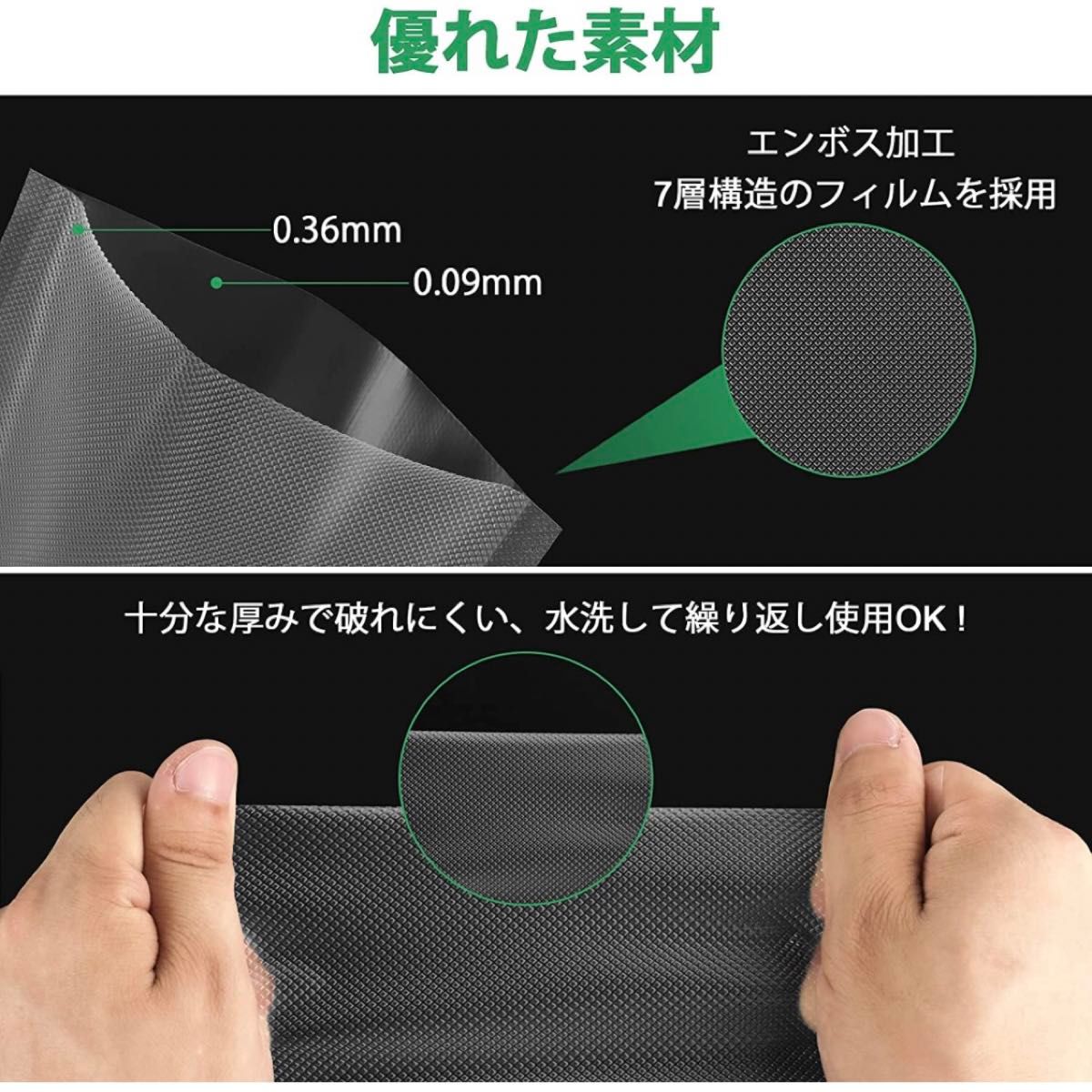 真空パック袋 エンボス加工 真空パック機専用袋 12-17 袋 ポリ袋 脱気 密封 真空保存 120×170㎜ 100枚 業務用