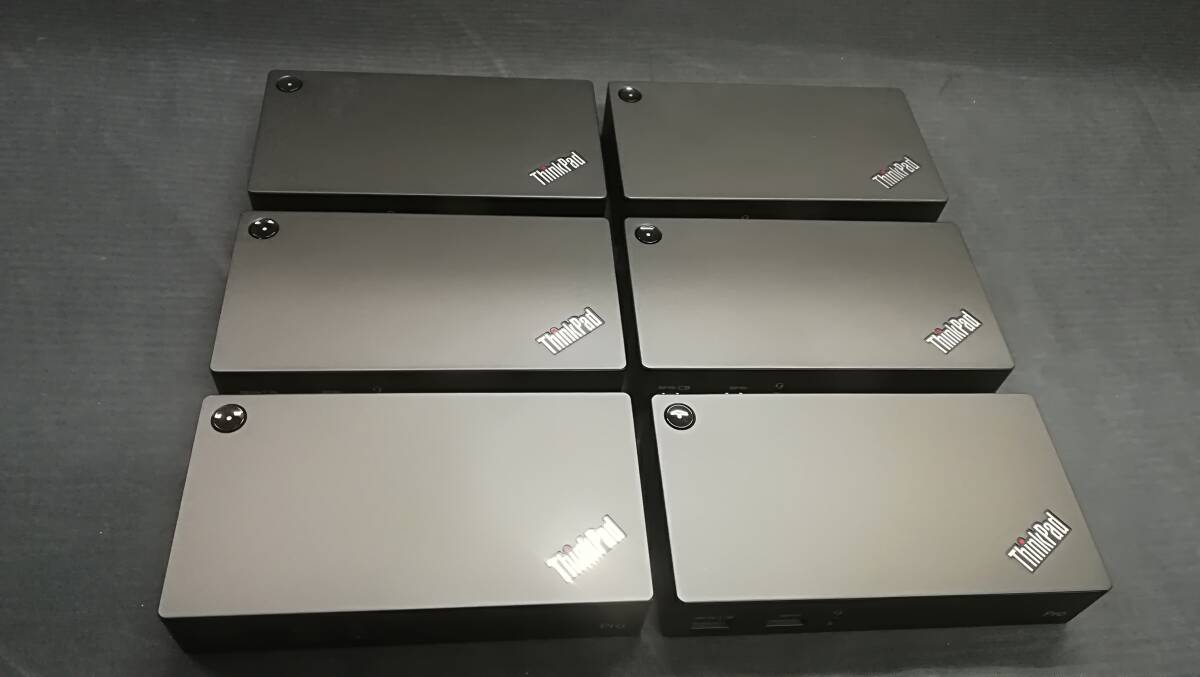 【動作品♪】Lenovo ThinkPad USB3.0 Pro Dock DK1522 プロドック/6台セット_画像1