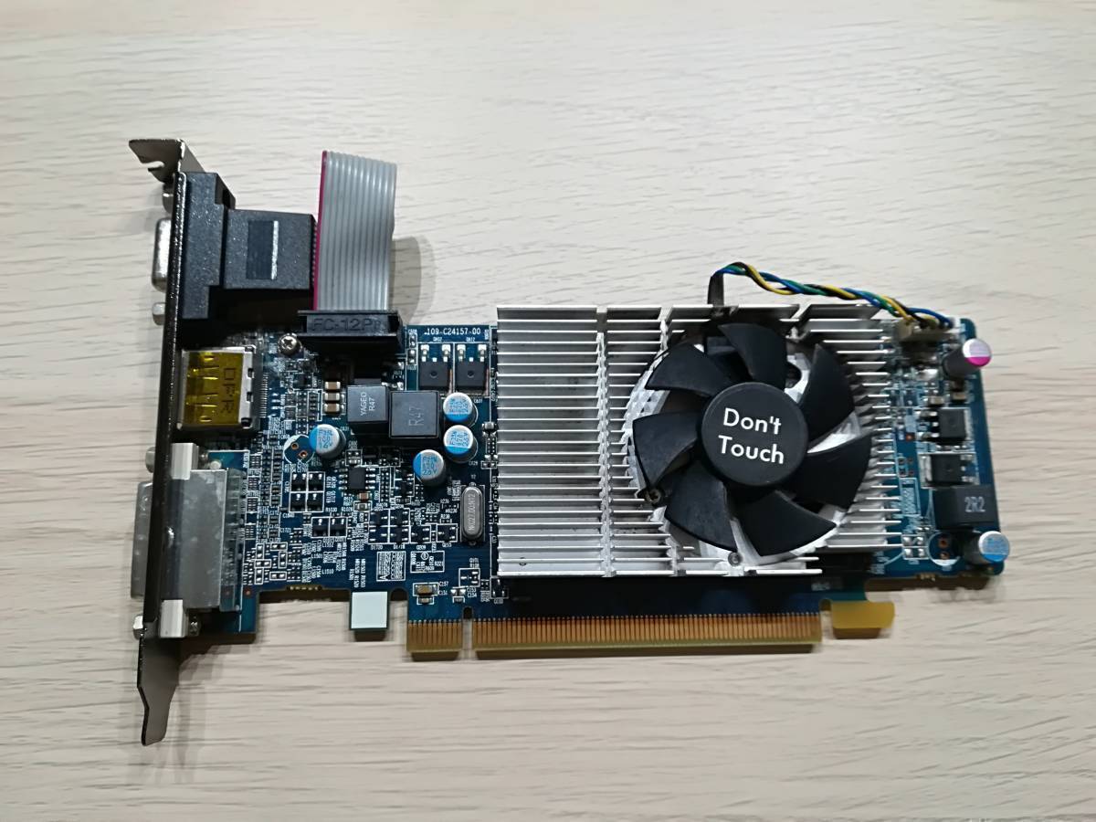 ☆AMD Radeon HD7570 1GB DDR3 PCI Express グラフィックボード/ビデオカード/動作品_画像2