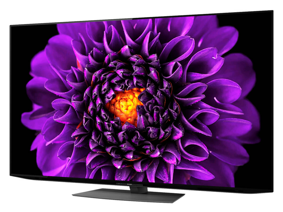 [ beautiful goods!]SHARP sharp AQUOS OLED 4T-C65DS1 65 type 4K have machine EL tv 65 -inch 2021 year made / operation goods * delivery un- possible / direct delivery commodity 