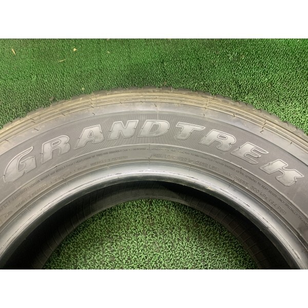 2021年製 9分山 ダンロップ GRANDTREK AT25 265/65R17 112S 4本/札幌市手渡し可/中古オンロードタイヤ(夏タイヤ) プラド F_169_画像8