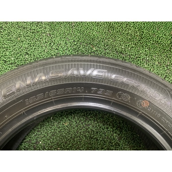 2022～2023年製 8～9分山 ダンロップ ENASAVE EC300+ 165/65R14 79S 4本/札幌市手渡し可/中古オンロードタイヤ(夏タイヤ) パッソ A1_56_画像8