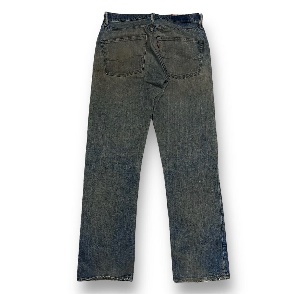 1円スタート！ 【雰囲気抜群】 80s LEVI'S 黒カン 505 0217 smalle 脇割り 42TALON ジッパー 内股シングル オリジナル 当時物 ヴィンテージ_画像2