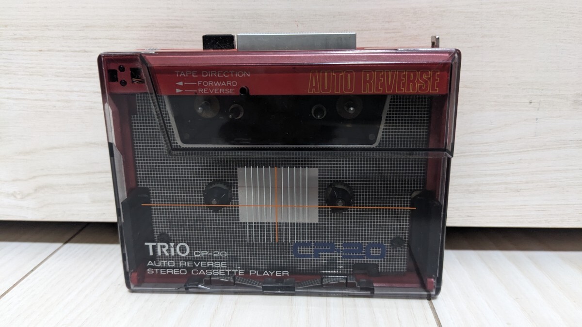 TRIO トリオ CP-20 カセットプレーヤー オートリバース ジャンク_画像1