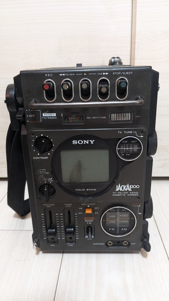 SONY ソニー FX-300 ジャッカル AM/FM/TV-FM ラジオカセットコーダー ラジカセ JACKAL_画像1