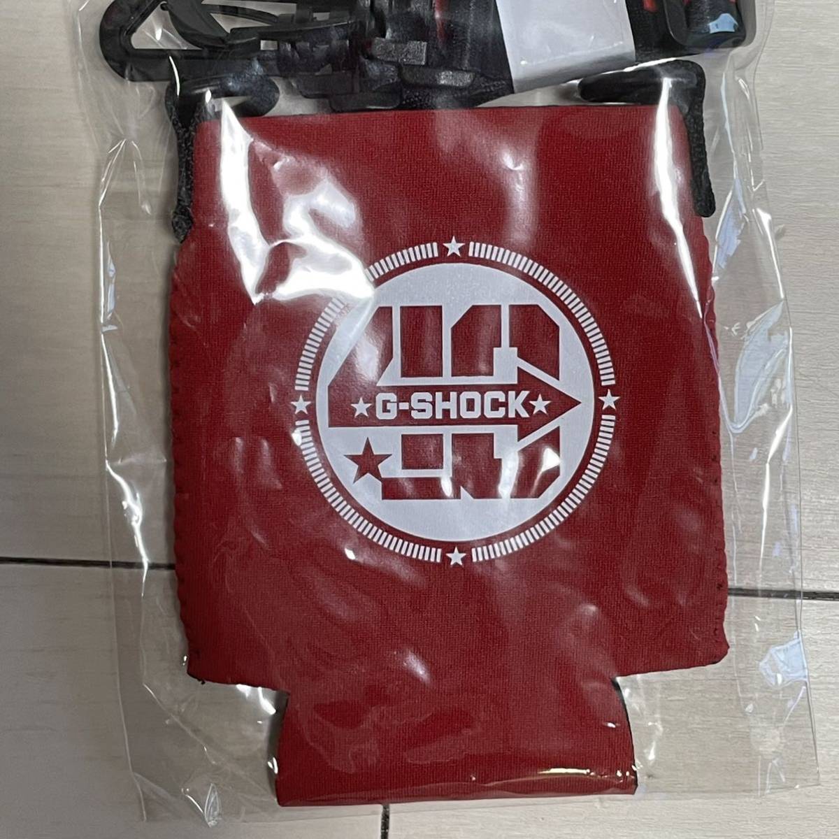 【新品未開封】G-SHOCK 40周年 購入者限定グッズ ペットボトルホルダー カシオ CASIO G-SHOCK 赤Anniversary_画像1